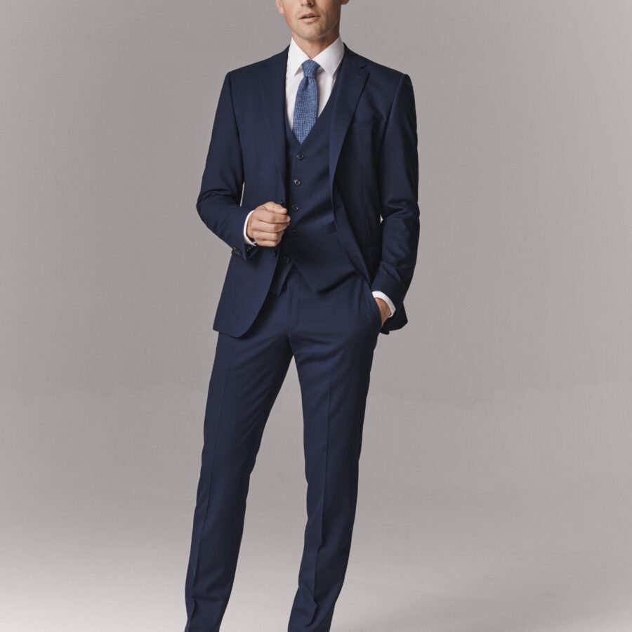 Costume corporate Digel modern fit bleu marine clair stretch 99832 préférence